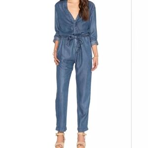 Free people denim jumpsuit